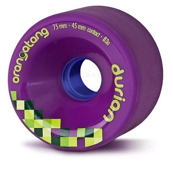 Orangatang Durian Longboard Wheels - Purple 75mm 83a 1 Orangatang Durian Longboard Wheels - Purple 75mm 83a