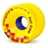 Orangatang Fat Free Longboard Wheels - Yellow 65mm 86a