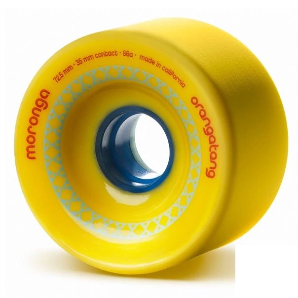 Orangatang Moronga Longboard Wheels - Yellow 72.5mm 86a 1 Orangatang Moronga Longboard Wheels - Yellow 72.5mm 86a