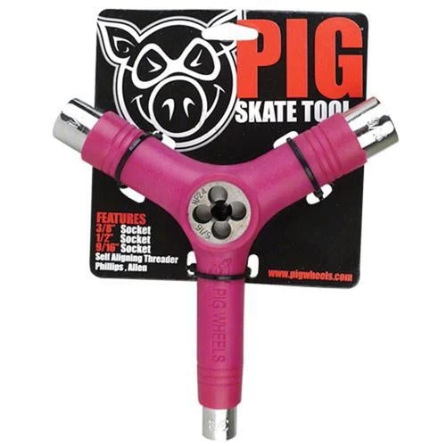 Pig Skateboard Tool - Pink 1 Pig Skateboard Tool - Pink