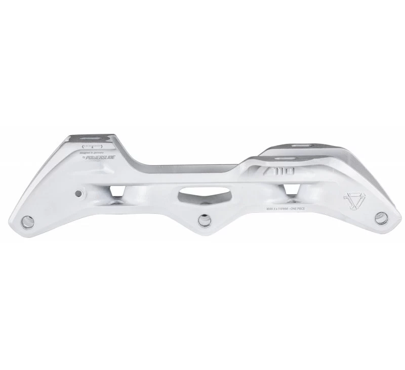 Powerslide Elite Casted AL Frames 243mm 3 X110 - White 1 Powerslide Elite Casted AL Frames 243mm 3 X110 - White