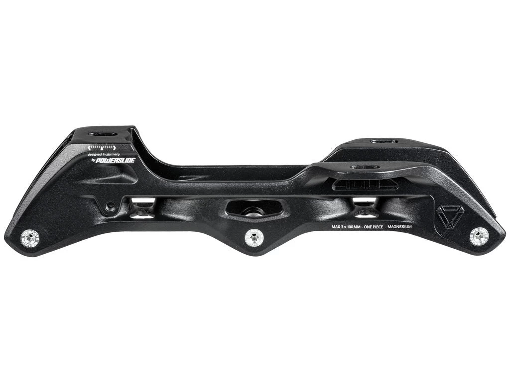 Powerslide Elite Casted MG Frames 231mm 3 X100 - Black 1 Powerslide Elite Casted MG Frames 231mm 3 X100 - Black