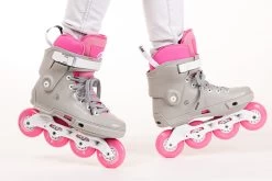Powerslide Next SL Pink 80 Womens Inline Skates -Skateboard Promotion Store powerslide next sl pink 80 womens inline skates lifestyle