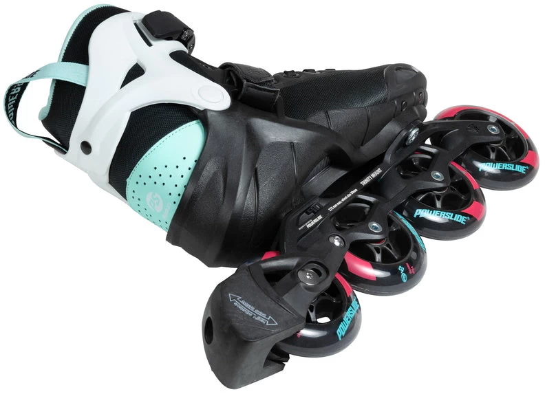 Powerslide Phuzion Radon Teal 90 Inline Skates 2 Powerslide Phuzion Radon Teal 90 Inline Skates - Image 2