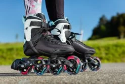 Powerslide Phuzion Radon Teal 90 Inline Skates 5 Powerslide Phuzion Radon Teal 90 Inline Skates -Skateboard Promotion Store powerslide phuzion radon teal 90 inline skates lifestyle
