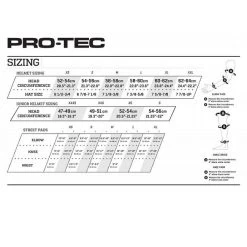 Pro-Tec Street Elbow Pads -Skateboard Promotion Store pro tec sizing chart