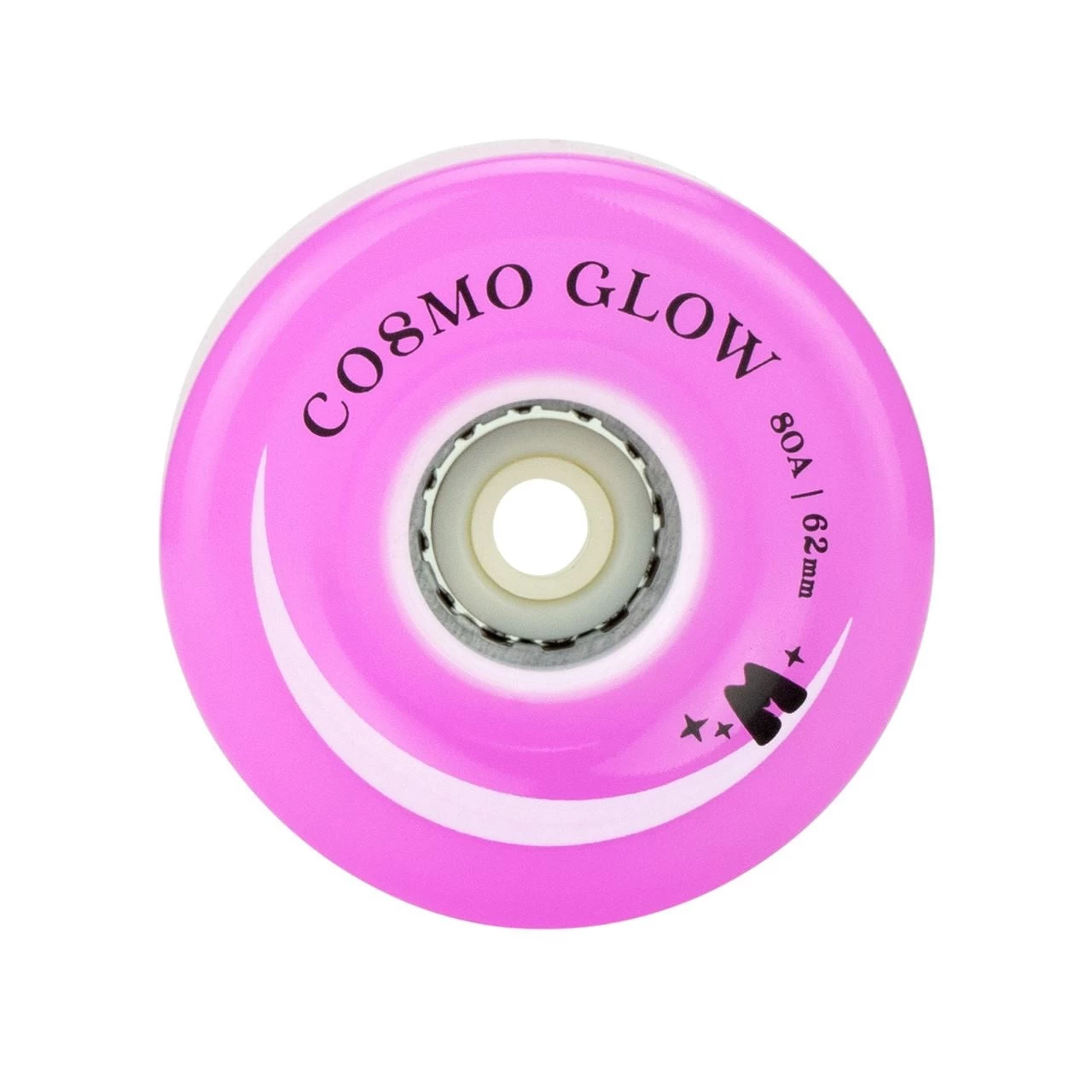 Moxi Cosmo Glow LED Light Up Roller Skate Wheels Purple Haze 62mm 80a - 4 Pack 1 Moxi Cosmo Glow LED Light Up Roller Skate Wheels Purple Haze 62mm 80a - 4 Pack