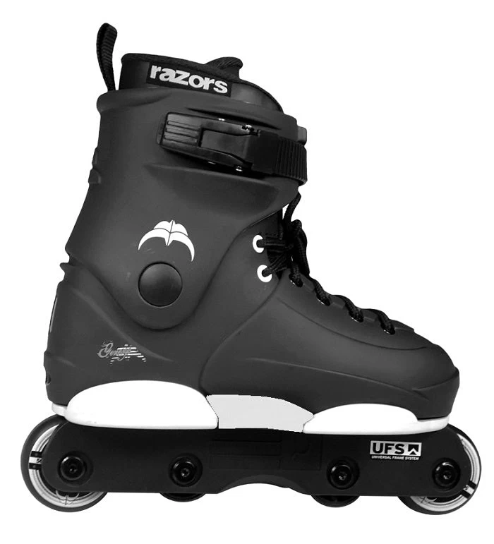 Razors Genesys Junior Anti Rocker Aggressive Skates - Black 1 Razors Genesys Junior Anti Rocker Aggressive Skates - Black
