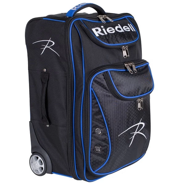 Riedell Travel And Gear Roller Bag - Black/Blue 1 Riedell Travel And Gear Roller Bag - Black/Blue