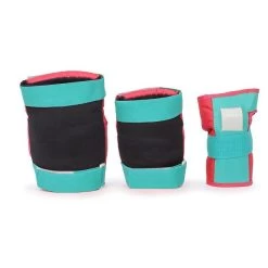 Rio Roller Triple Pad Set - Red/Mint -Skateboard Promotion Store rio roller triple pad set red mint rear