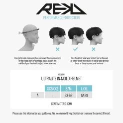 Rekd Ultralite In-Mold Helmet - Blue -Skateboard Promotion Store rkd259 rekd ultralite in mold helmet size guide 1