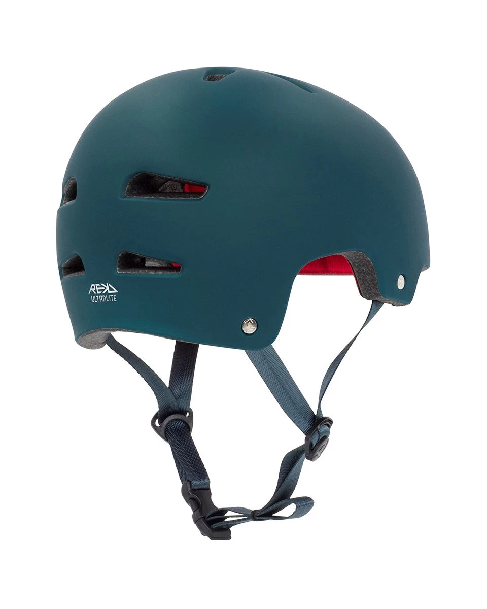 Rekd Junior Ultralite In-Mold Helmet - Blue 2 Rekd Junior Ultralite In-Mold Helmet - Blue - Image 2