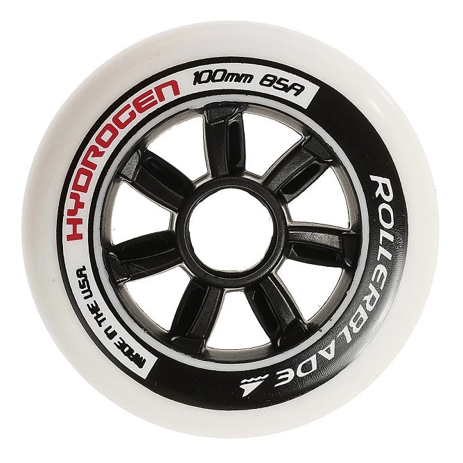 Rollerblade Hydrogen Inline Skate Wheels 100mm 85a - Set Of 8 1 Rollerblade Hydrogen Inline Skate Wheels 100mm 85a - Set Of 8