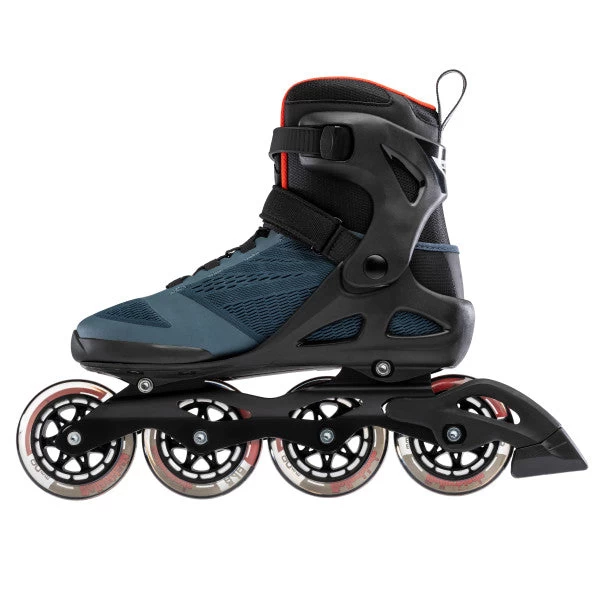 Rollerblade Macroblade 90 Mens Skates - Blue/Orange 2 Rollerblade Macroblade 90 Mens Skates - Blue/Orange - Image 2