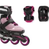 Rollerblade Microblade Adjustable Kids Skates Combo Pack - Pink/White