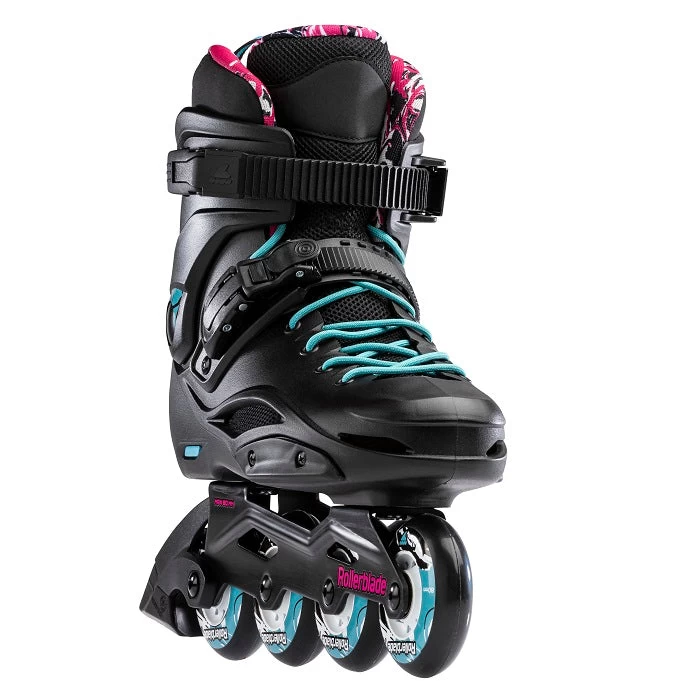 Rollerblade RB Cruiser Women's Inline Skates - Black/Aqua 3 Rollerblade RB Cruiser Women's Inline Skates - Black/Aqua - Image 3