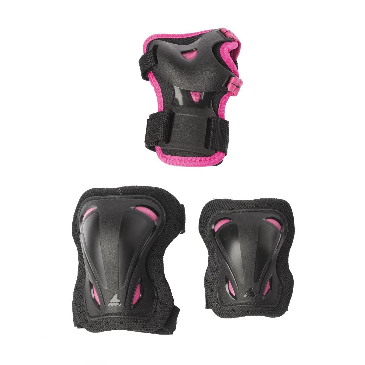 Rollerblade Skate Gear Girls Triple Pad Set 1 Rollerblade Skate Gear Girls Triple Pad Set