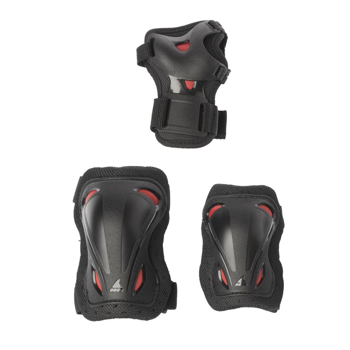 Rollerblade Skate Gear Kids Triple Pad Set 1 Rollerblade Skate Gear Kids Triple Pad Set