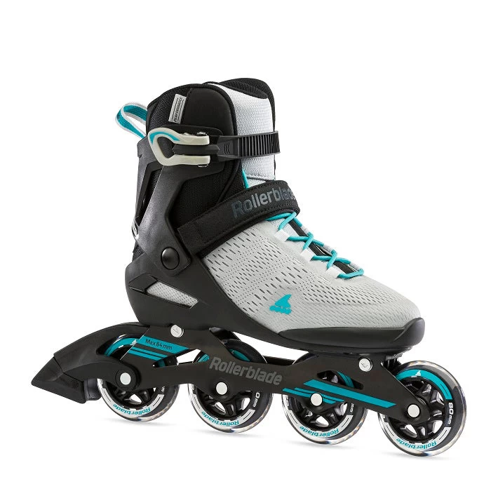 Rollerblade Spark 80 Womens Inline Skates - Grey/Turquoise 1 Rollerblade Spark 80 Womens Inline Skates - Grey/Turquoise