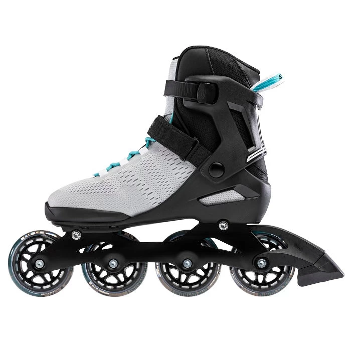 Rollerblade Spark 80 Womens Inline Skates - Grey/Turquoise 2 Rollerblade Spark 80 Womens Inline Skates - Grey/Turquoise - Image 2