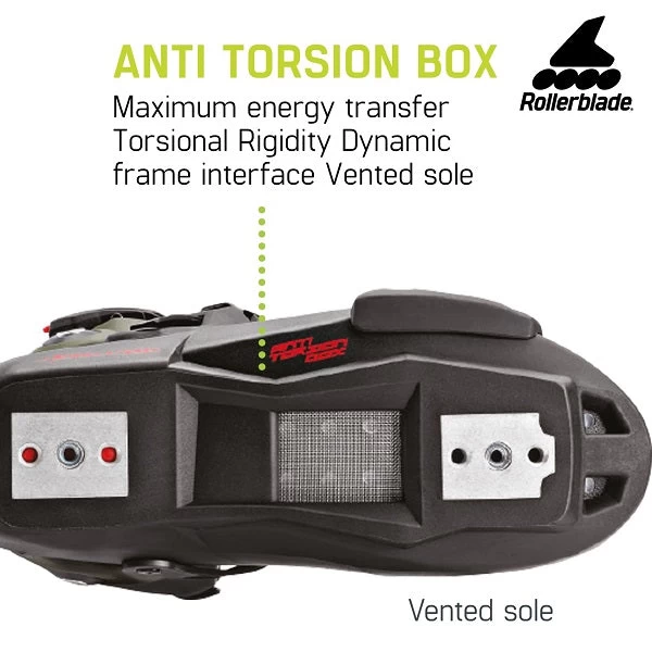 Rollerblade Twister Edge Womens Inline Skates - Black/Magenta 4 Rollerblade Twister Edge Womens Inline Skates - Black/Magenta - Image 4