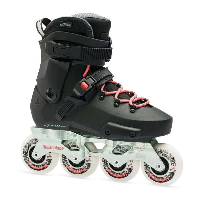 Rollerblade Twister XT Womens Inline Skates - Black/Mint 1 Rollerblade Twister XT Womens Inline Skates - Black/Mint