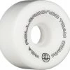 Rollerbones Team Logo Wheels White 62mm 98a - Set Of 8