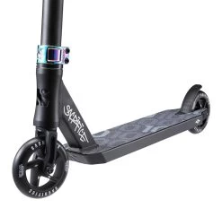 Sacrifice Flyte 100 V2 Stunt Scooter - Black/Neo -Skateboard Promotion Store sacrifice flyte 100 stunt scooter black close