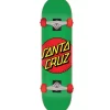 Santa Cruz Classic Dot Green Skateboard - 7.8"
