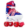 SFR Spectra Adjustable Roller Skates - Blue/Red