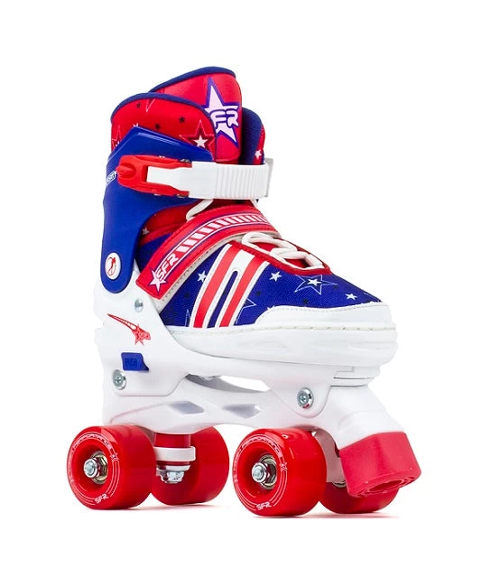 SFR Spectra Adjustable Roller Skates - Blue/Red 1 SFR Spectra Adjustable Roller Skates - Blue/Red