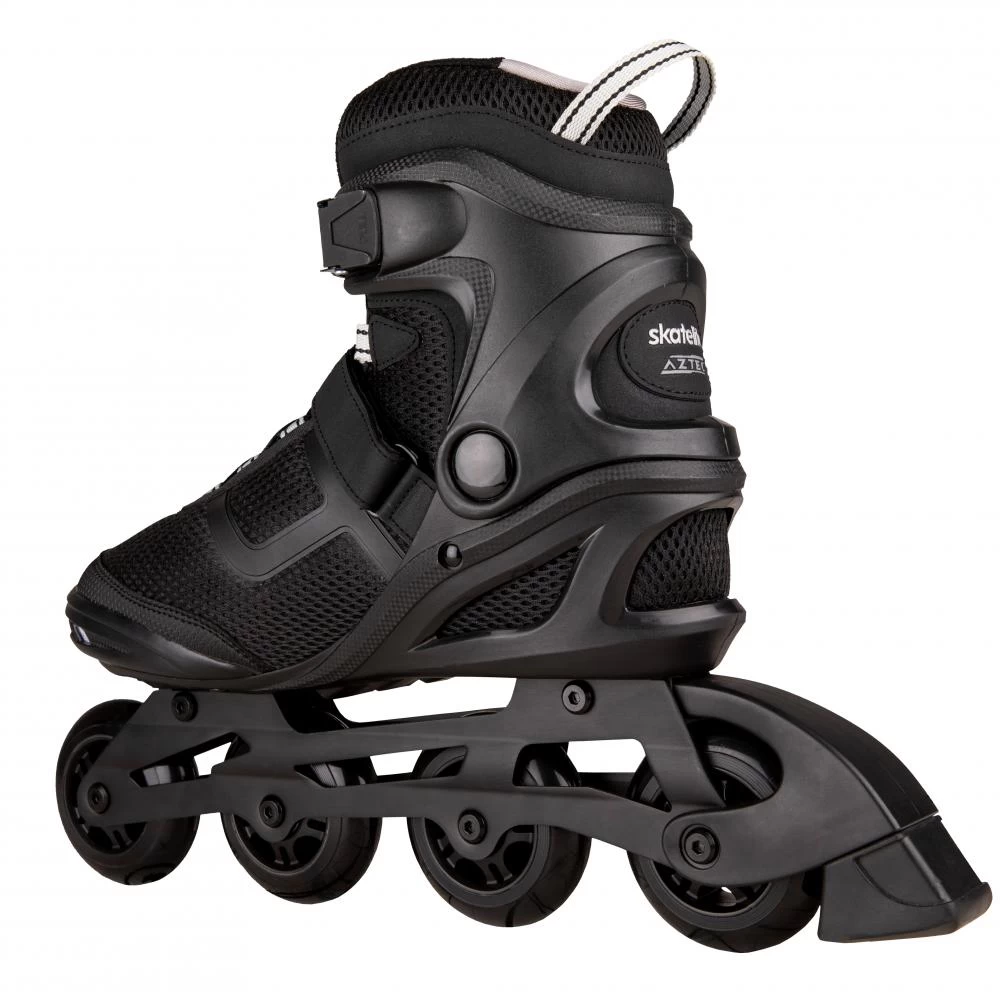 Skatelife Aztec Inline Skates - Black/Silver 2 Skatelife Aztec Inline Skates - Black/Silver - Image 2