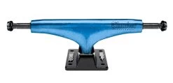 Thunder H Lights Metallic Script Blue Skateboard Trucks - 149