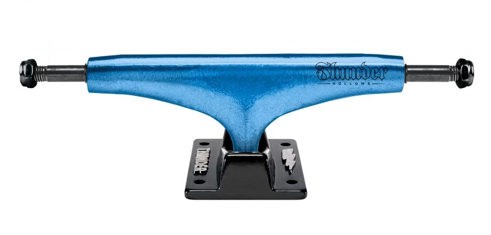 Thunder H Lights Metallic Script Blue Skateboard Trucks - 149 1 Thunder H Lights Metallic Script Blue Skateboard Trucks - 149