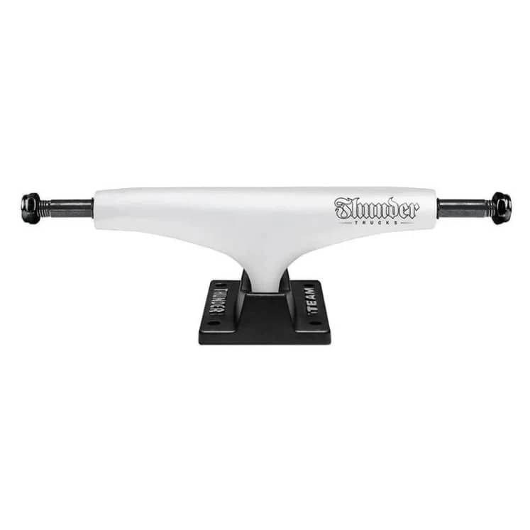 Thunder Onyx Team Editions White/Black Skateboard Trucks - 147 1 Thunder Onyx Team Editions White/Black Skateboard Trucks - 147