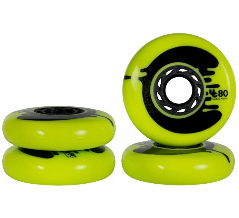 Undercover Cosmic Rosche Yellow Wheels Full Radius 80mm 86a - Set Of 4 3 Undercover Cosmic Rosche Yellow Wheels Full Radius 80mm 86a - Set Of 4 - Image 3