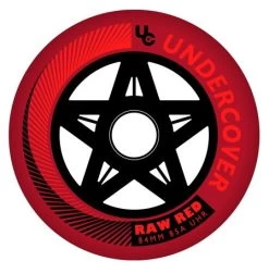 Undercover Raw Red Wheels Bullet Radius 84mm 88a - Set Of 4